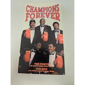 Champions Forever VHS 1989 Boxing Legends‎